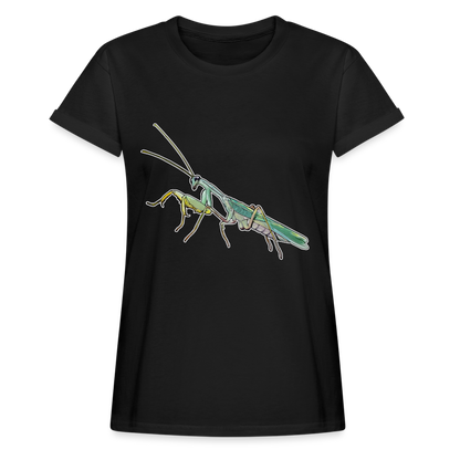 Frauen Oversized T-Shirt Sphodromantis lineola male - Schwarz