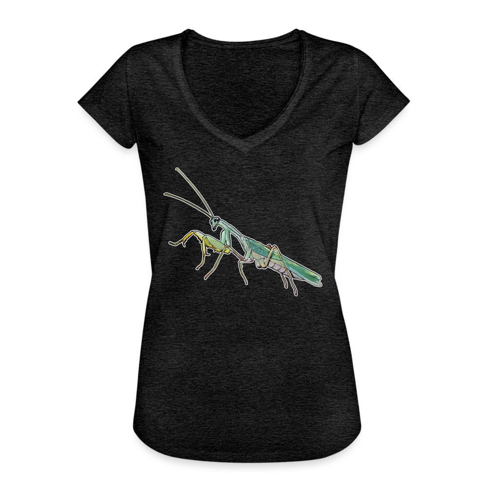 Frauen Vintage T-Shirt Sphodromantis lineola male - Anthrazit