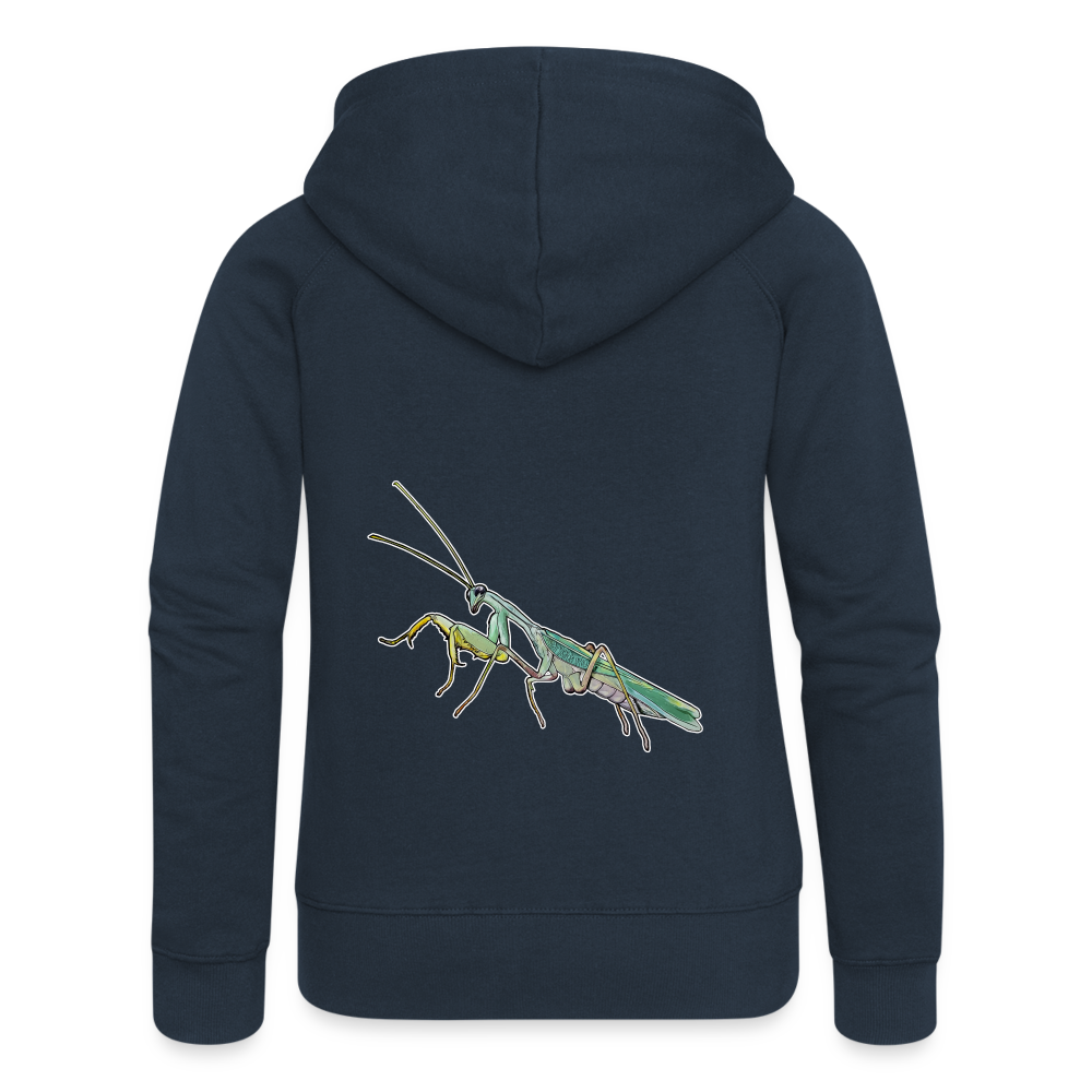 Frauen Zip-Hoodie Sphodromantis lineola male - Navy