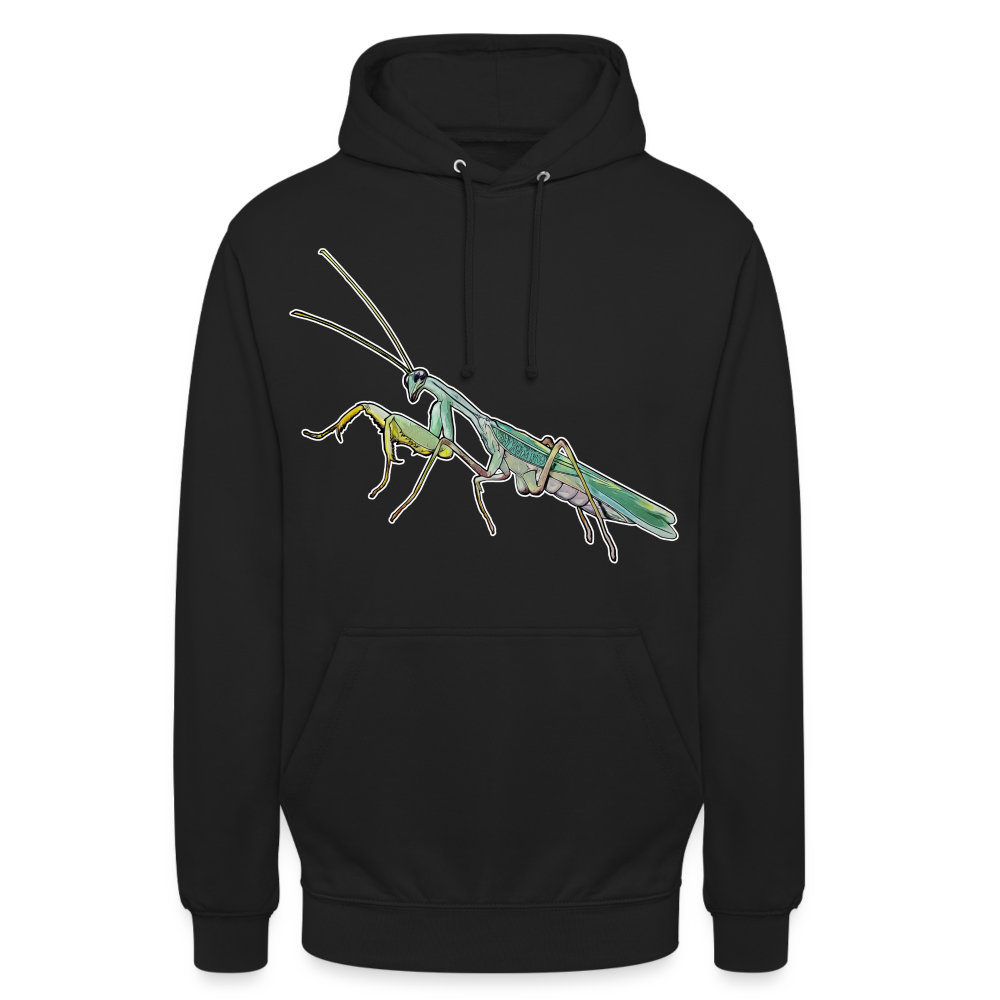 Unisex Hoodie Sphodromantis lineola male - Schwarz