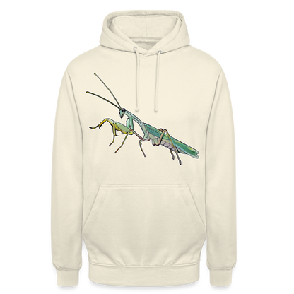 Unisex Hoodie Sphodromantis lineola male - Vanille-Milchshake