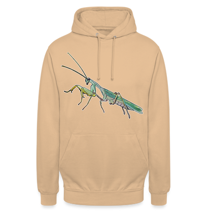 Unisex Hoodie Sphodromantis lineola male - Beige