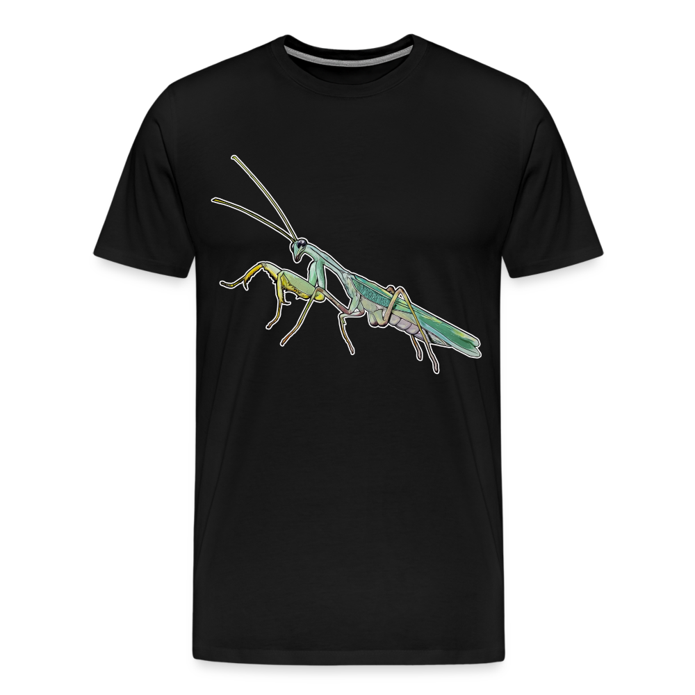 Männer Basic T-Shirt Sphodromantis lineola male - Schwarz