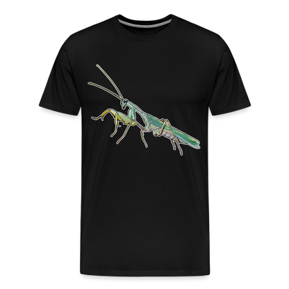 Männer Basic T-Shirt Sphodromantis lineola male - Schwarz