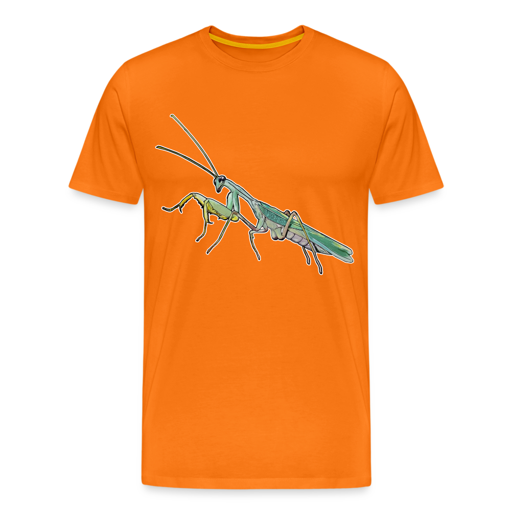 Männer Basic T-Shirt Sphodromantis lineola male - Orange