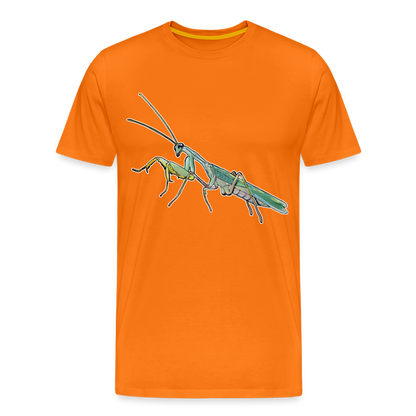 Männer Basic T-Shirt Sphodromantis lineola male - Orange