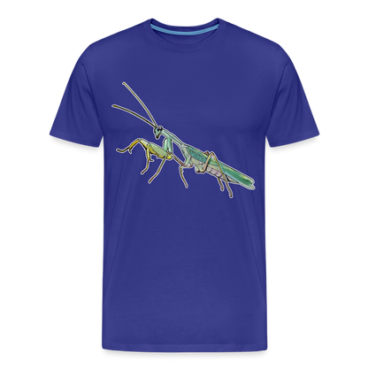 Männer Basic T-Shirt Sphodromantis lineola male - Königsblau