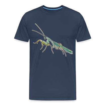Männer Basic T-Shirt Sphodromantis lineola male - Navy