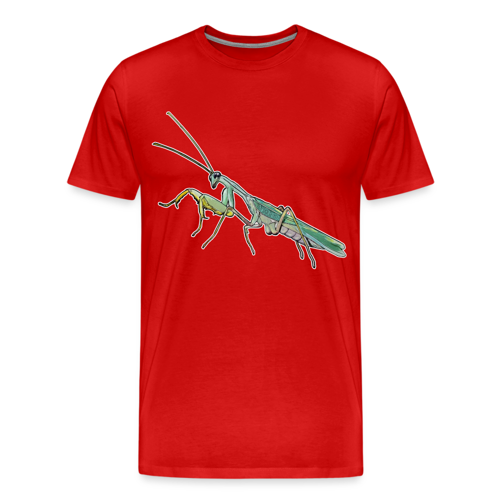 Männer Basic T-Shirt Sphodromantis lineola male - Rot