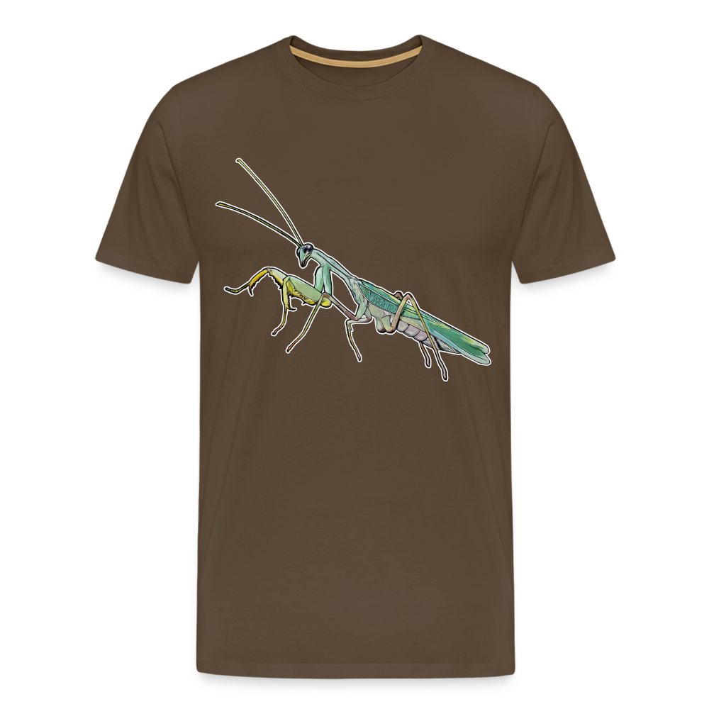 Männer Basic T-Shirt Sphodromantis lineola male - Edelbraun