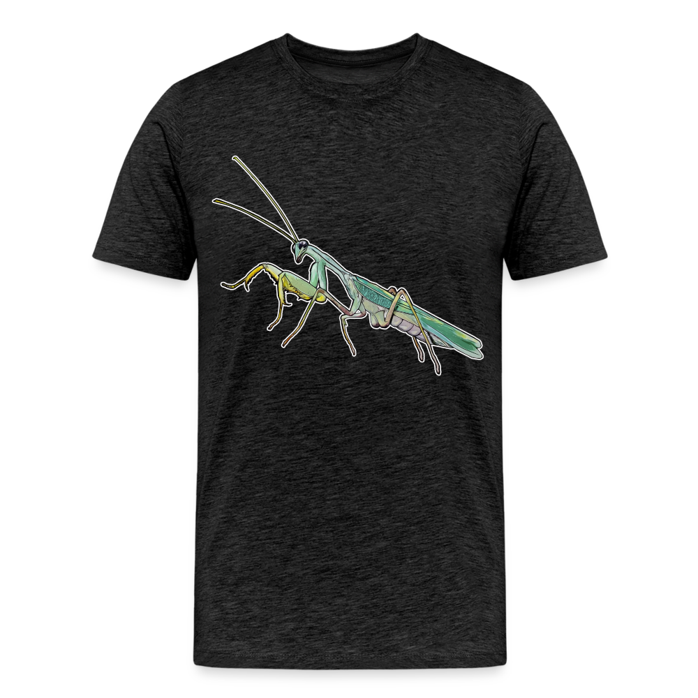 Männer Basic T-Shirt Sphodromantis lineola male - Anthrazit