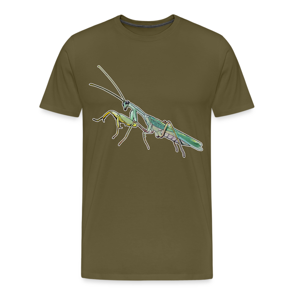 Männer Basic T-Shirt Sphodromantis lineola male - Khaki