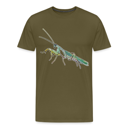 Männer Basic T-Shirt Sphodromantis lineola male - Khaki