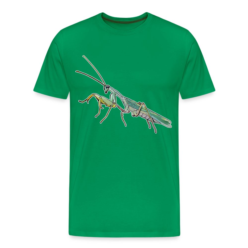 Männer Basic T-Shirt Sphodromantis lineola male - Kelly Green