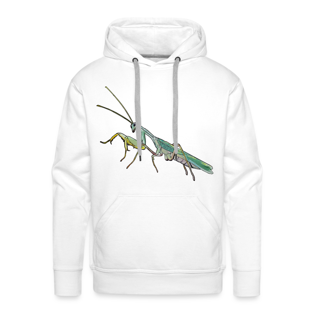 Männer Hoodie Sphodromantis lineola male - weiß