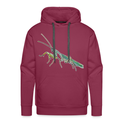 Männer Hoodie Sphodromantis lineola male - Bordeaux