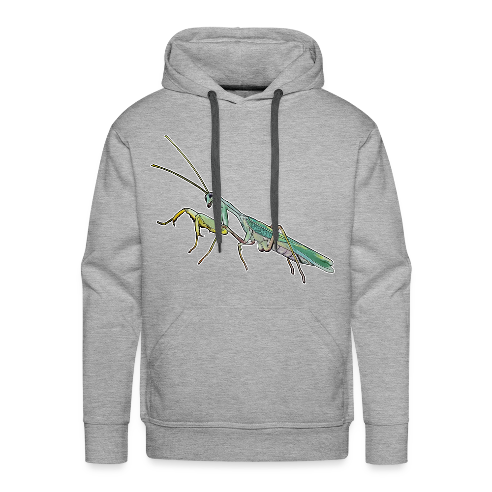 Männer Hoodie Sphodromantis lineola male - Grau meliert