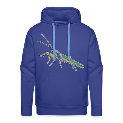 Männer Hoodie Sphodromantis lineola male - Königsblau