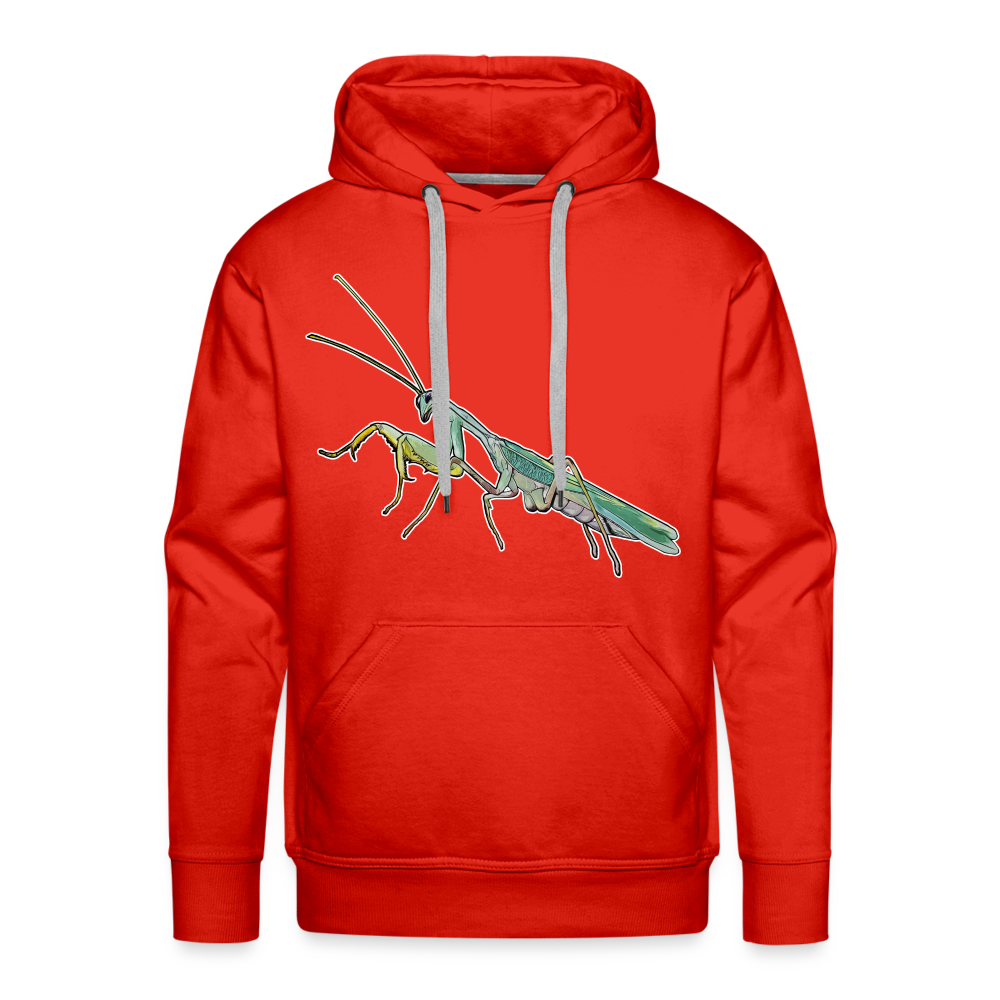 Männer Hoodie Sphodromantis lineola male - Rot