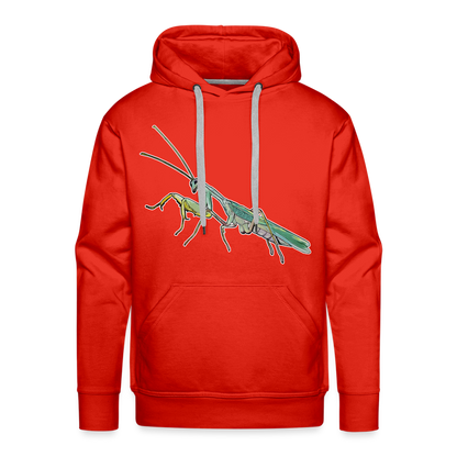 Männer Hoodie Sphodromantis lineola male - Rot