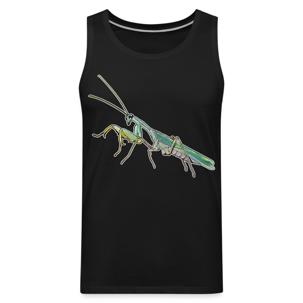 Männer Tank Top Sphodromantis lineola male - Schwarz