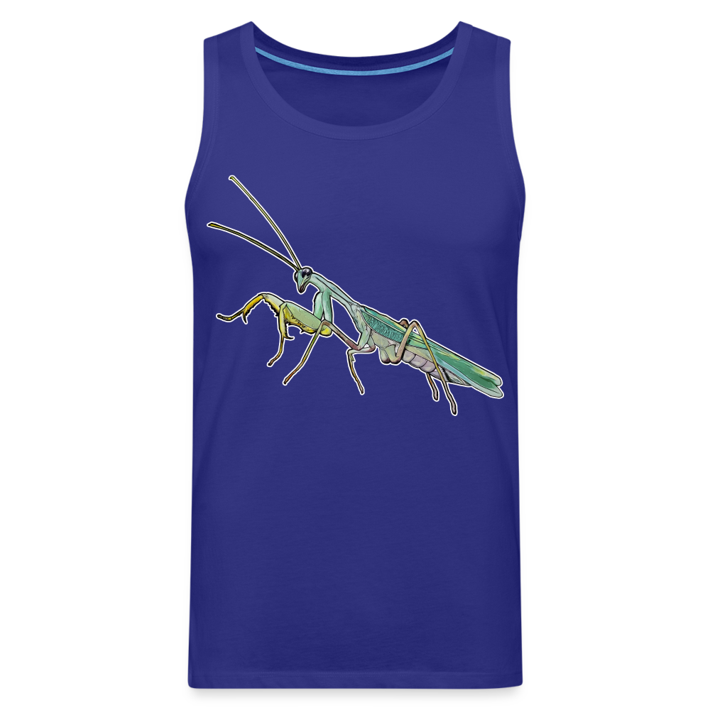 Männer Tank Top Sphodromantis lineola male - Königsblau