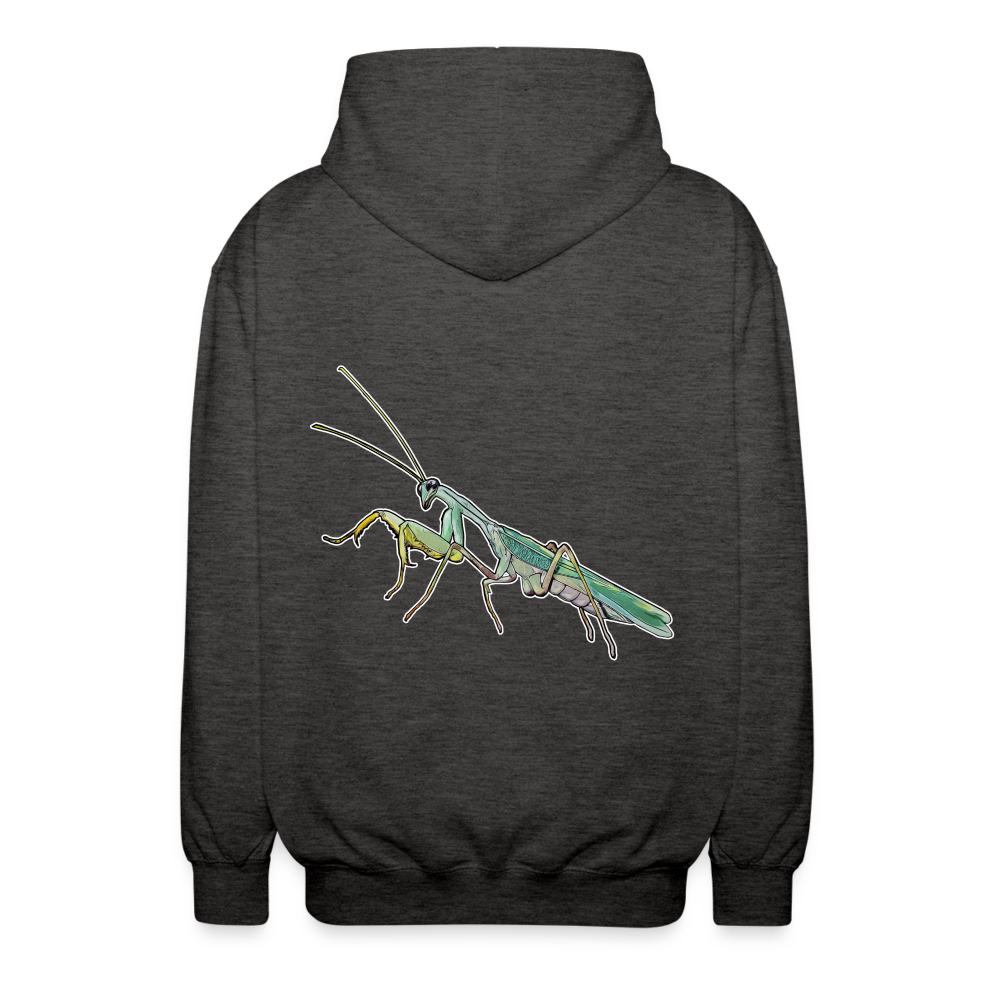 Unisex Zip-Hoodie Sphodromantis lineola male - Anthrazit
