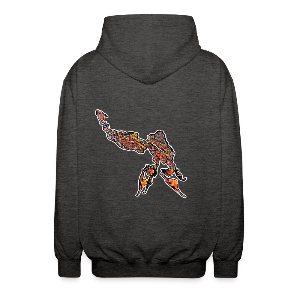 Unisex Zip-Hoodie Phyllocrania paradoxa male - Anthrazit