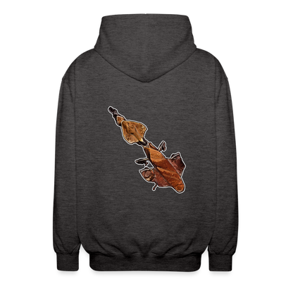 Unisex Zip-Hoodie Phyllocrania paradoxa female - Anthrazit