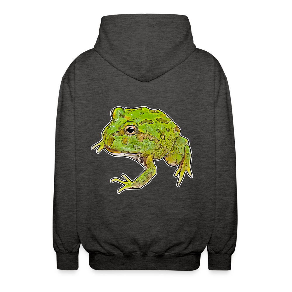 Unisex Zip-Hoodie Ceratophrys cranwelli Peppermint Blue - Anthrazit