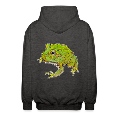 Unisex Zip-Hoodie Ceratophrys cranwelli Peppermint Blue - Anthrazit