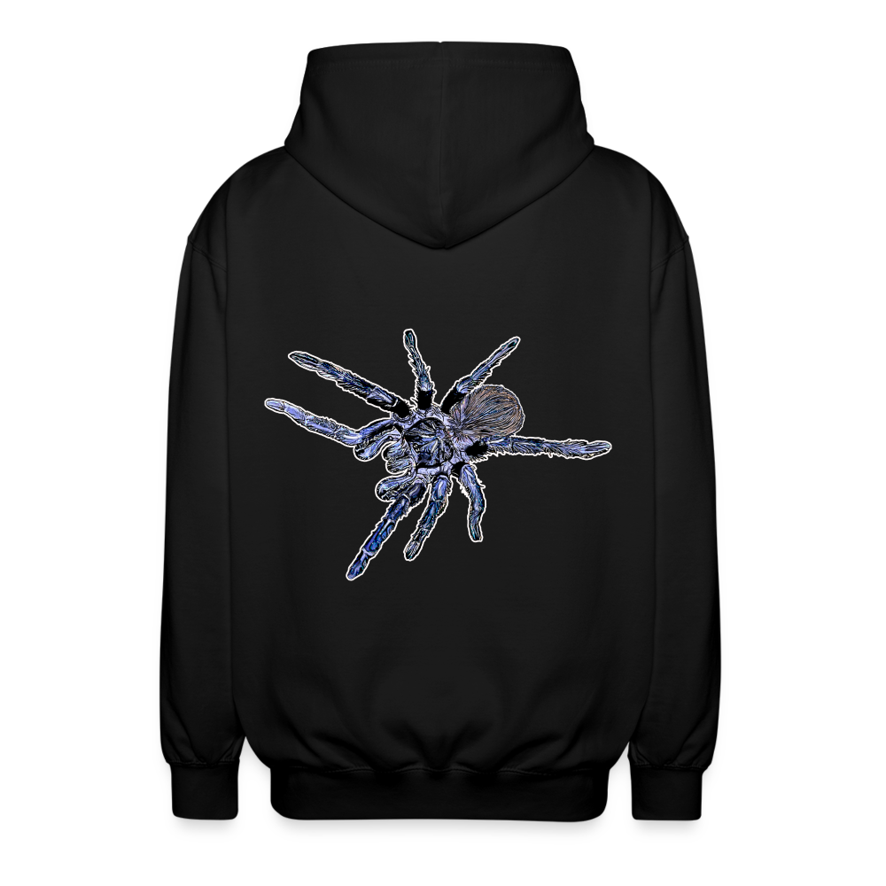 Unisex Zip-Hoodie Pterinopelma sazimai - Schwarz