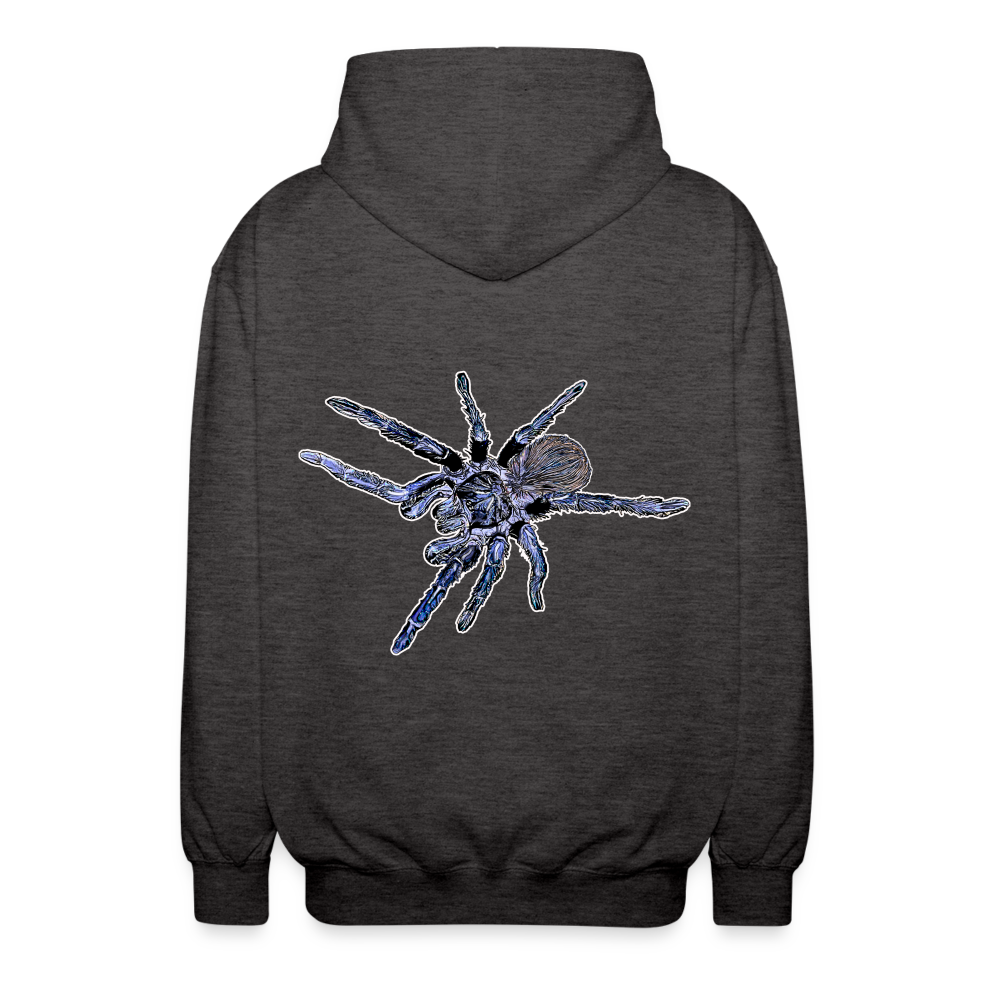 Unisex Zip-Hoodie Pterinopelma sazimai - Anthrazit