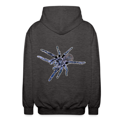 Unisex Zip-Hoodie Pterinopelma sazimai - Anthrazit