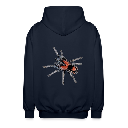 Unisex Zip-Hoodie Cyriocosmus elegans - Navy