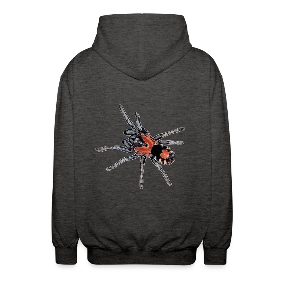 Unisex Zip-Hoodie Cyriocosmus elegans - Anthrazit