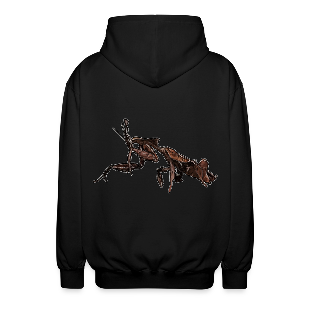 Unisex Zip-Hoodie Phyllocrania paradoxa female 2 - Schwarz