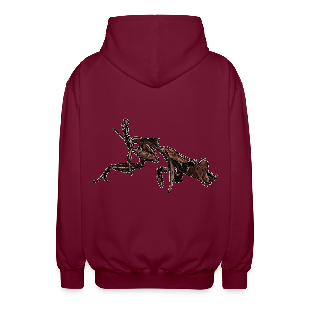 Unisex Zip-Hoodie Phyllocrania paradoxa female 2 - Bordeaux
