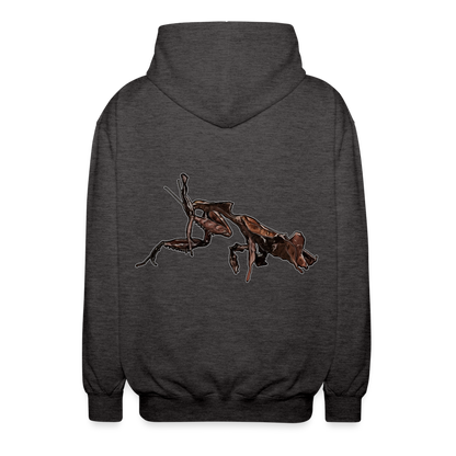 Unisex Zip-Hoodie Phyllocrania paradoxa female 2 - Anthrazit