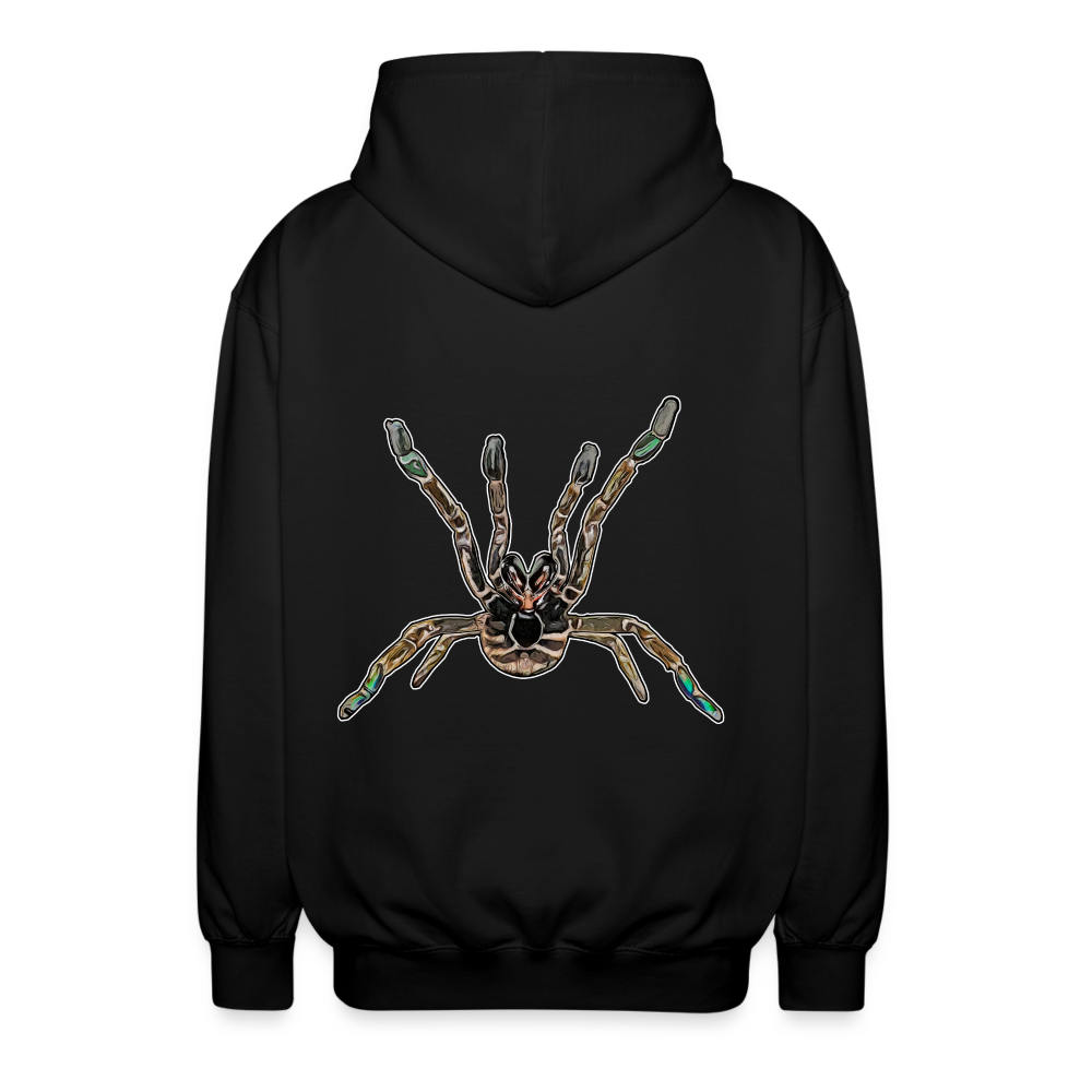 Unisex Zip-Hoodie Pterinochilus murinus tcf - Schwarz