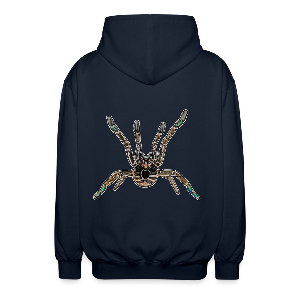 Unisex Zip-Hoodie Pterinochilus murinus tcf - Navy