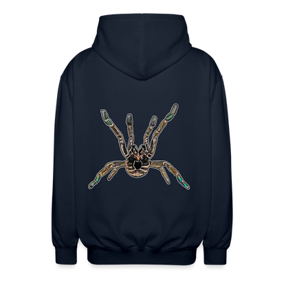 Unisex Zip-Hoodie Pterinochilus murinus tcf - Navy