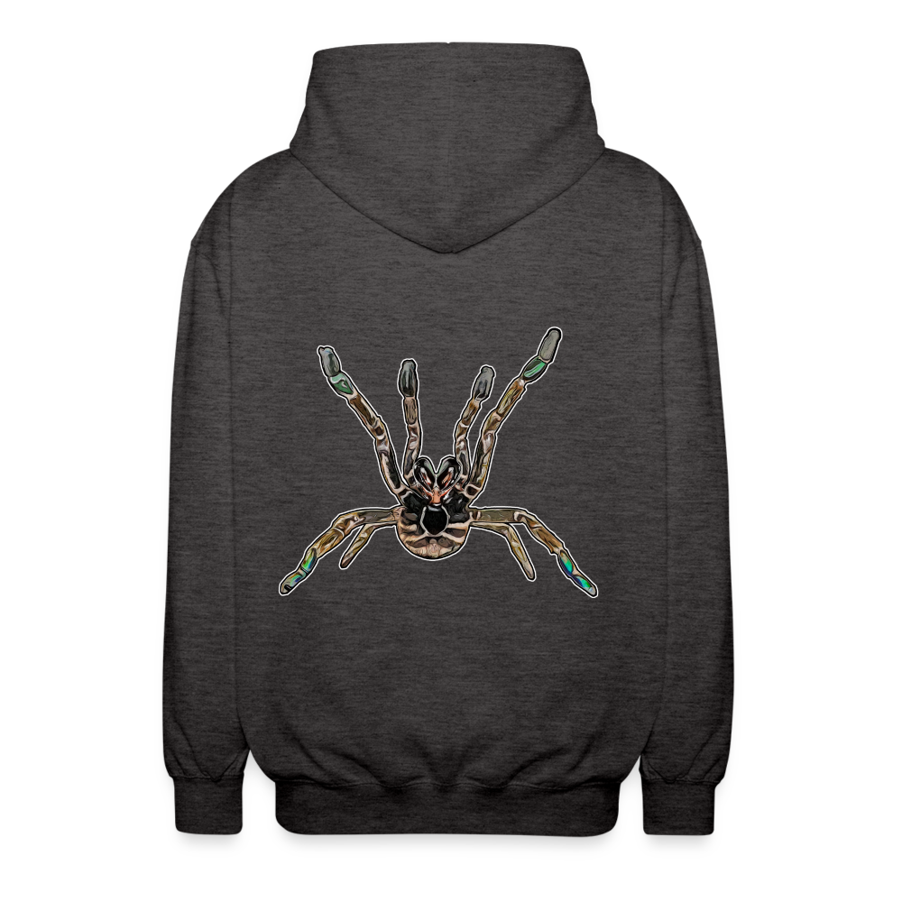 Unisex Zip-Hoodie Pterinochilus murinus tcf - Anthrazit