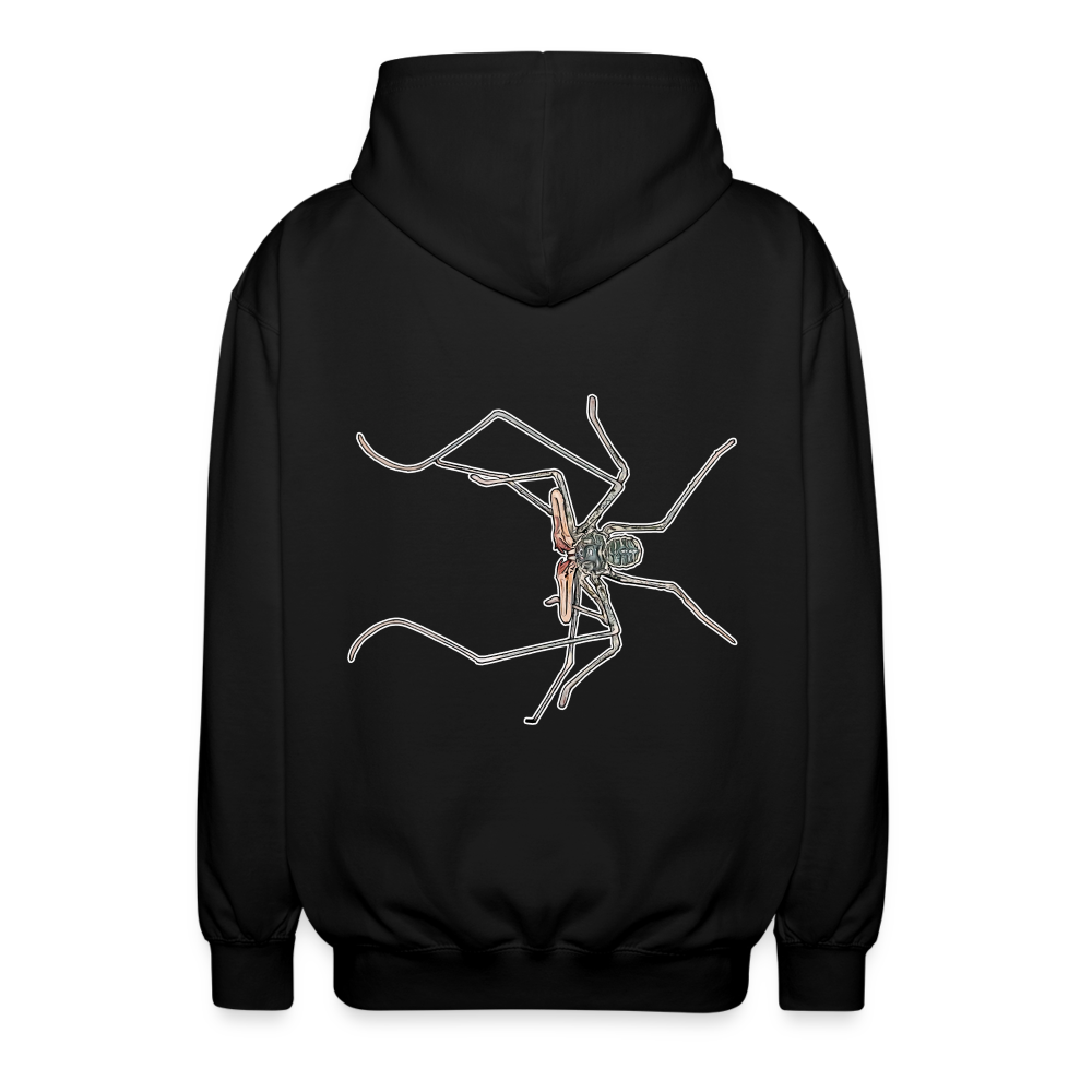 Unisex Zip-Hoodie Euphrynichus bacillifer - Schwarz