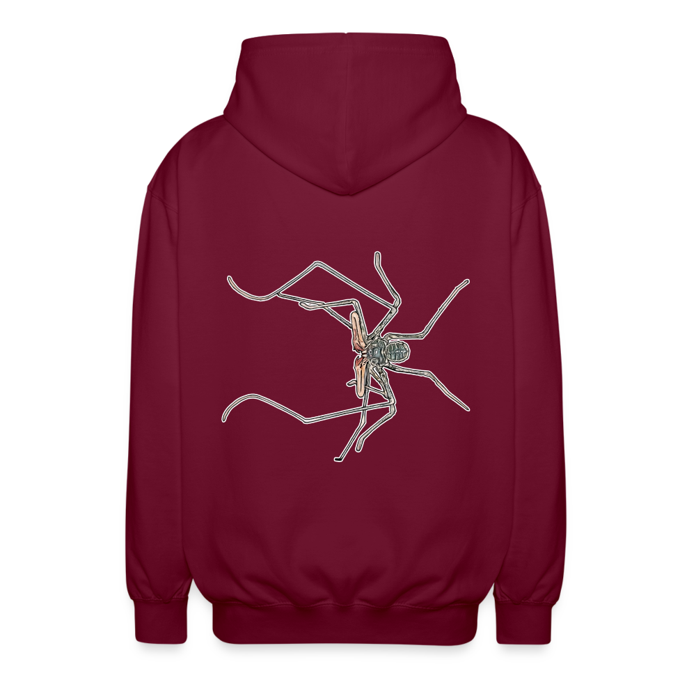 Unisex Zip-Hoodie Euphrynichus bacillifer - Bordeaux