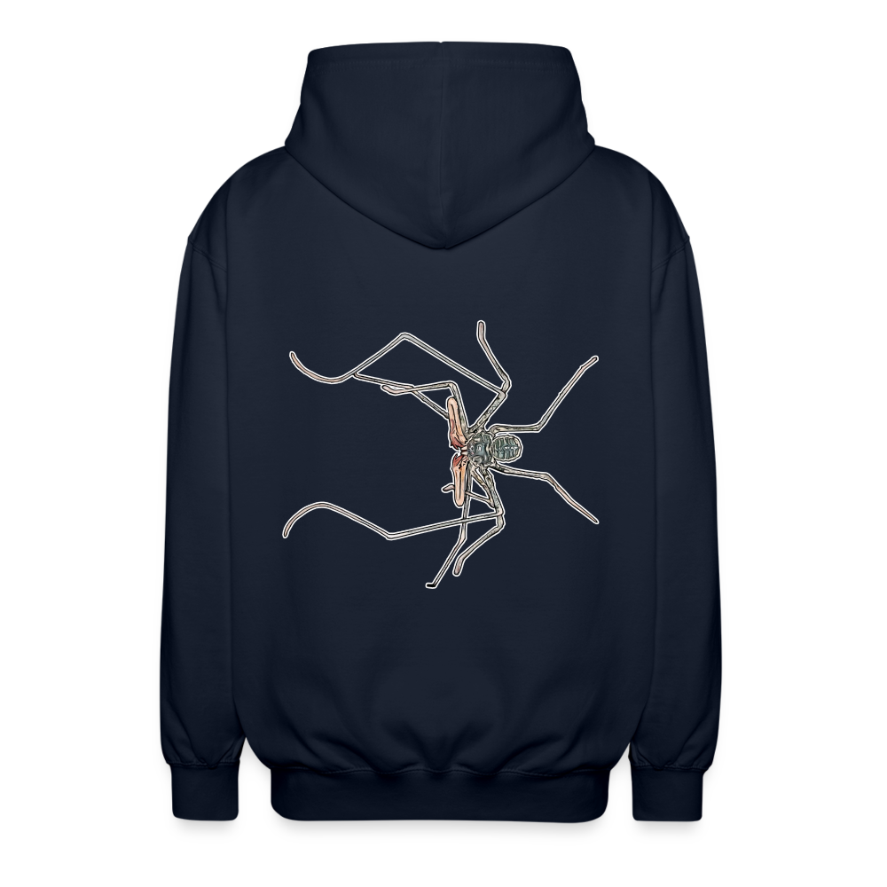 Unisex Zip-Hoodie Euphrynichus bacillifer - Navy