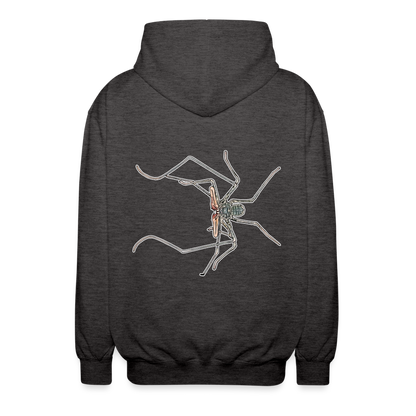 Unisex Zip-Hoodie Euphrynichus bacillifer - Anthrazit