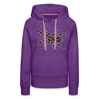 Frauen Hoodie Acanthoscurria geniculata - Purple