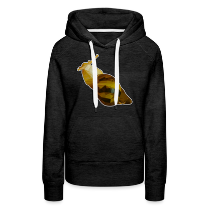 Frauen Hoodie Achatina reticulata Low Poly - Anthrazit