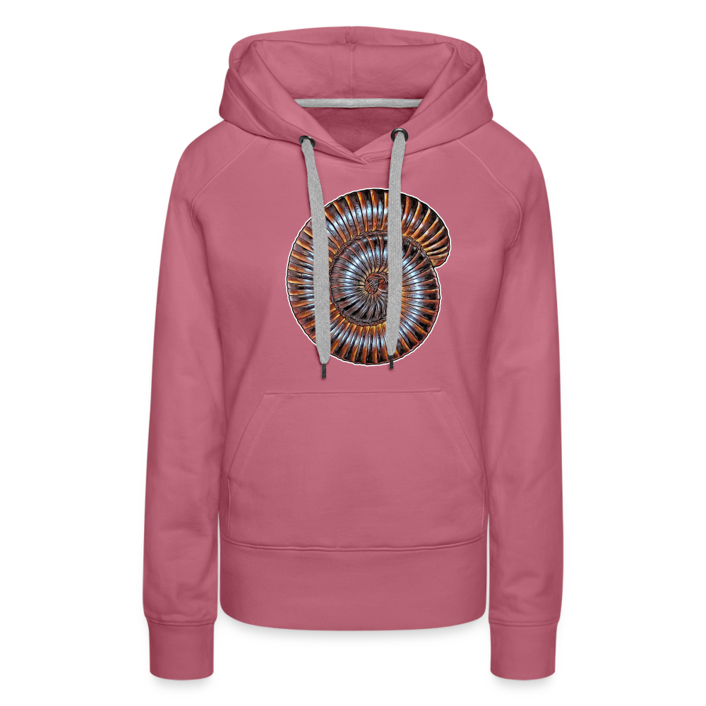 Frauen Hoodie Archispirostreptus gigas - Malve
